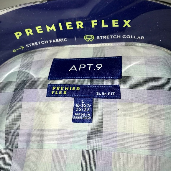 New Men’s Apt 9 Button Shirt - Picture 4 of 5